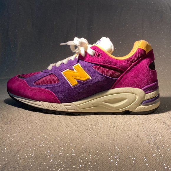 Teddy Santis x New Balance 990v2 Made in USA ‘Purple Yellow’ - Picture 3 of 11